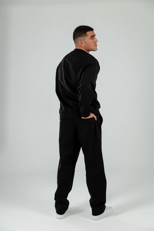 Black unisex oversized set