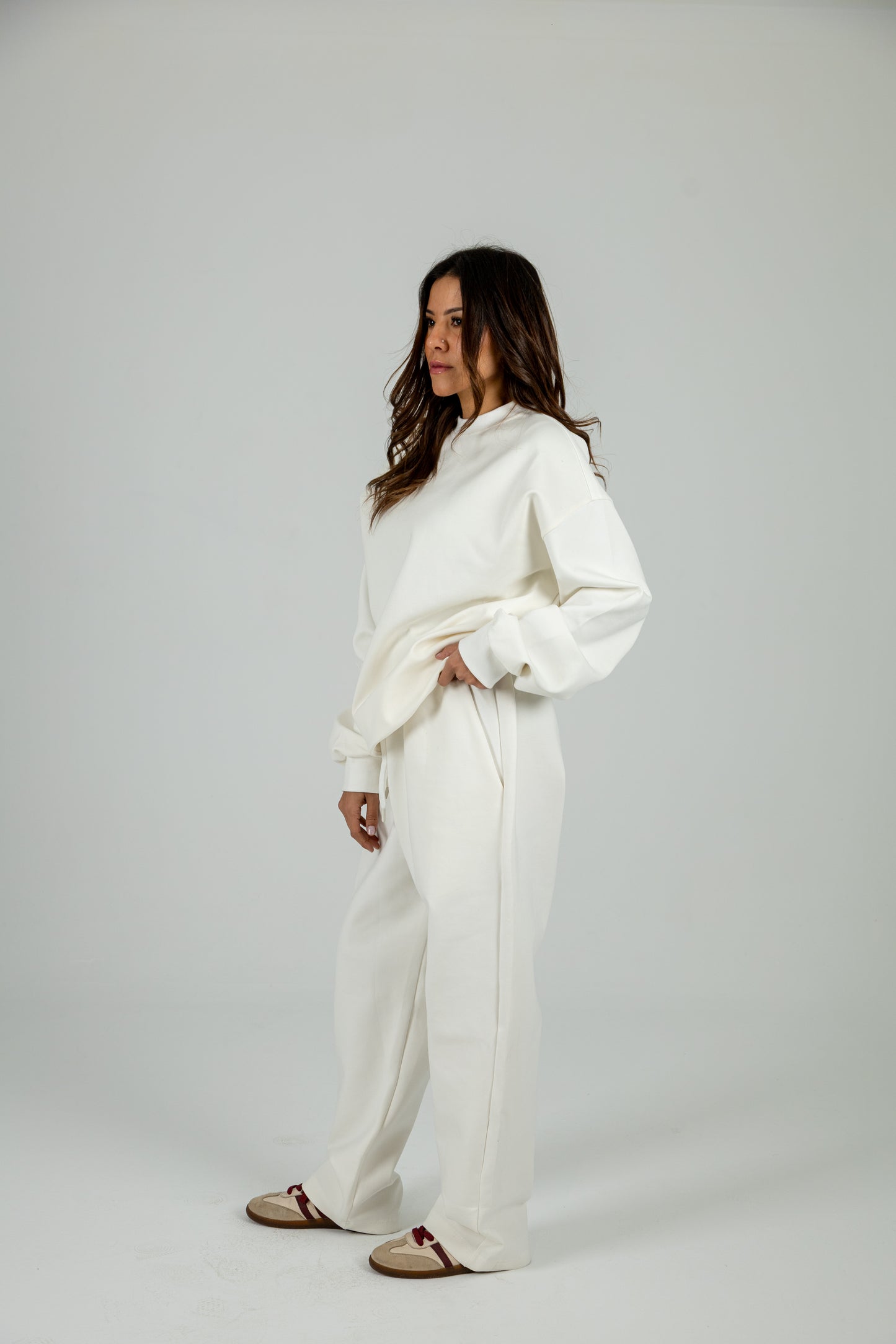 White Unisex Oversized Set