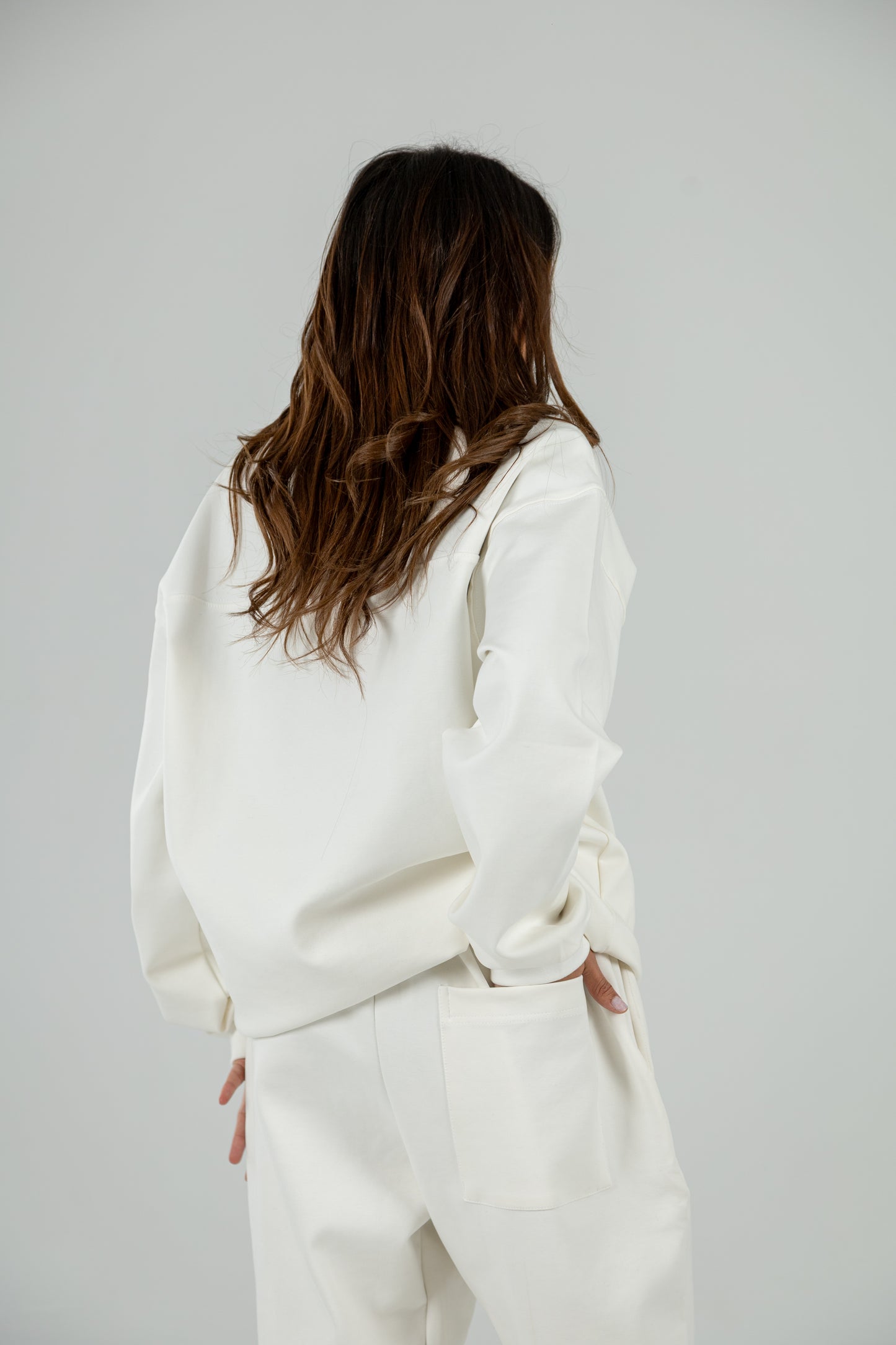 White Unisex Oversized Set