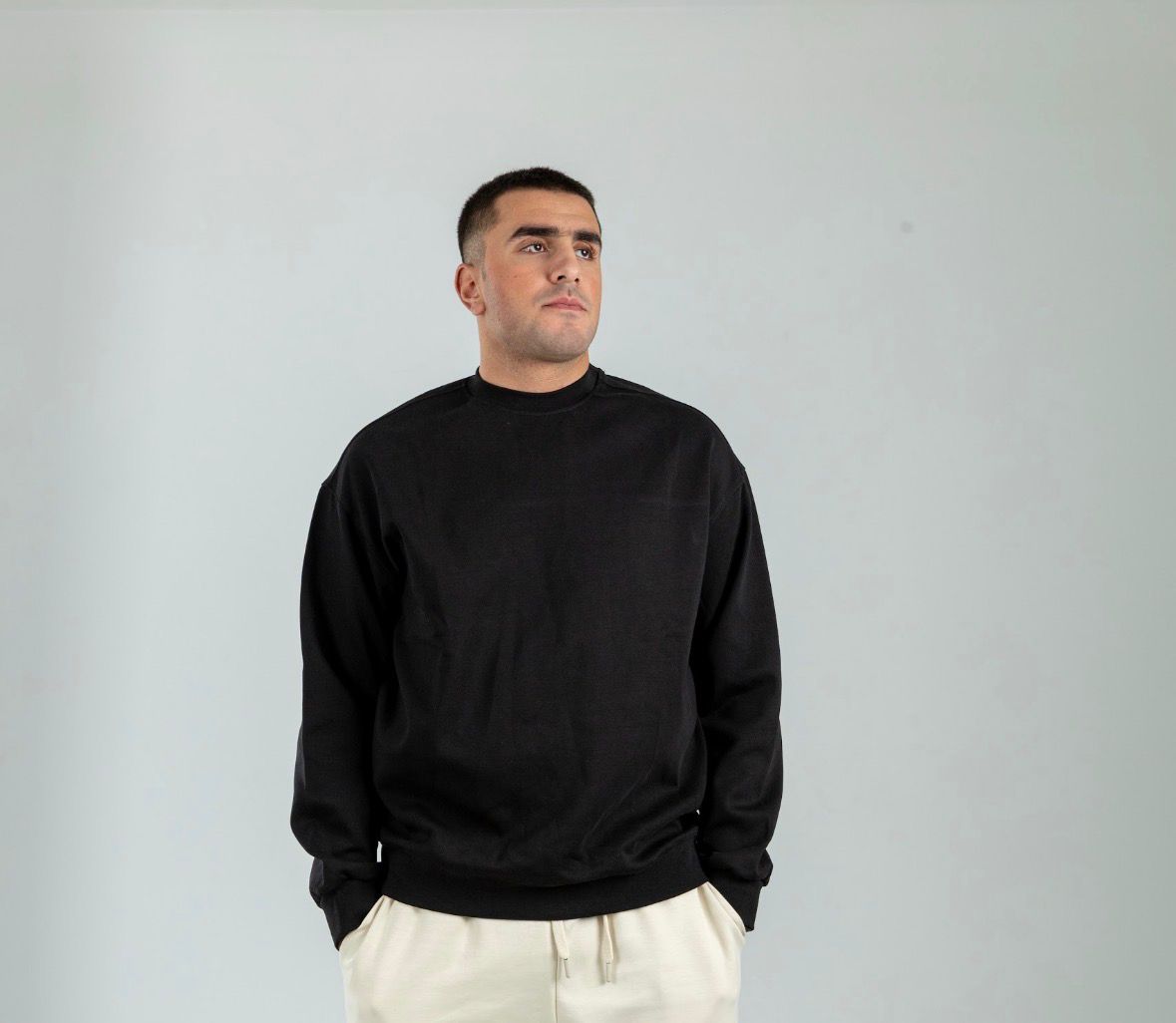 Black Long Sleeve Crewneck