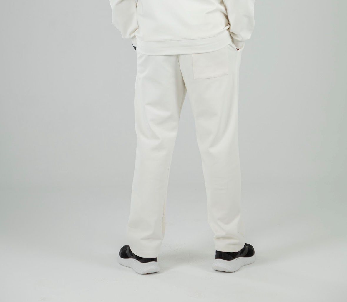 White Oversized Straight Leg Pants