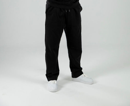 Black Oversized Straight Leg Pants