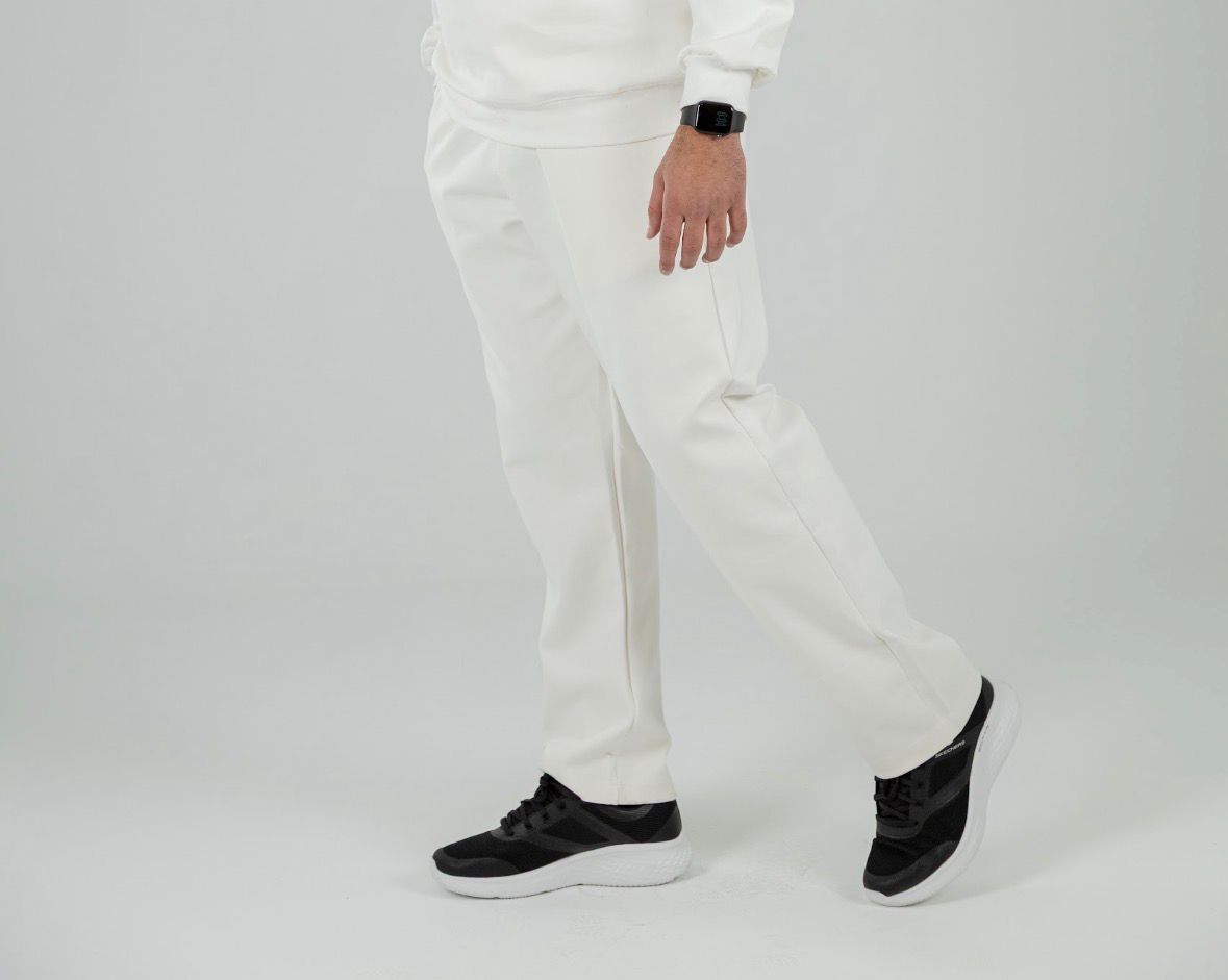 White Oversized Straight Leg Pants