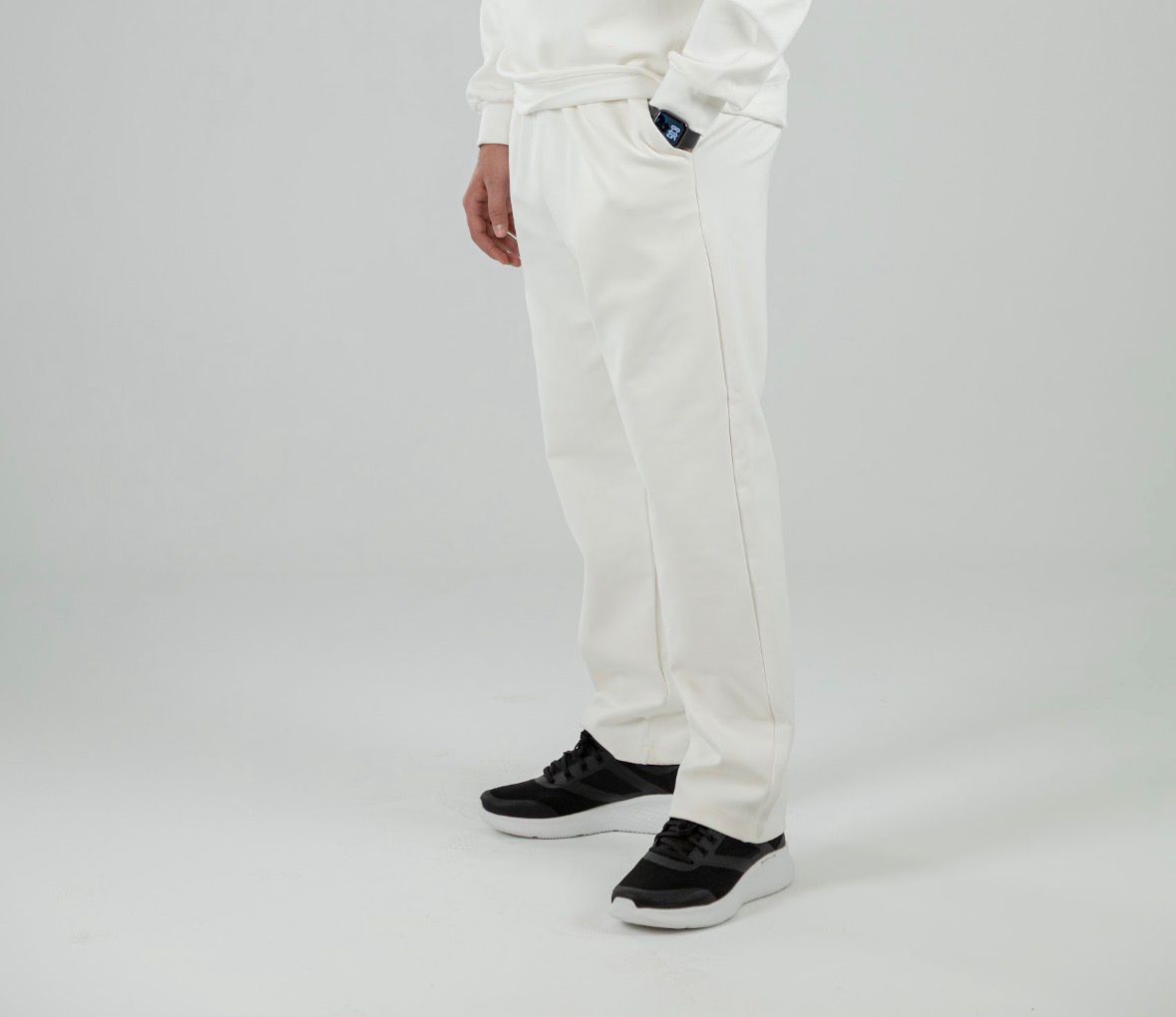 White Oversized Straight Leg Pants