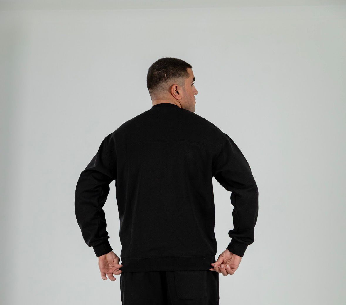 Black Long Sleeve Crewneck